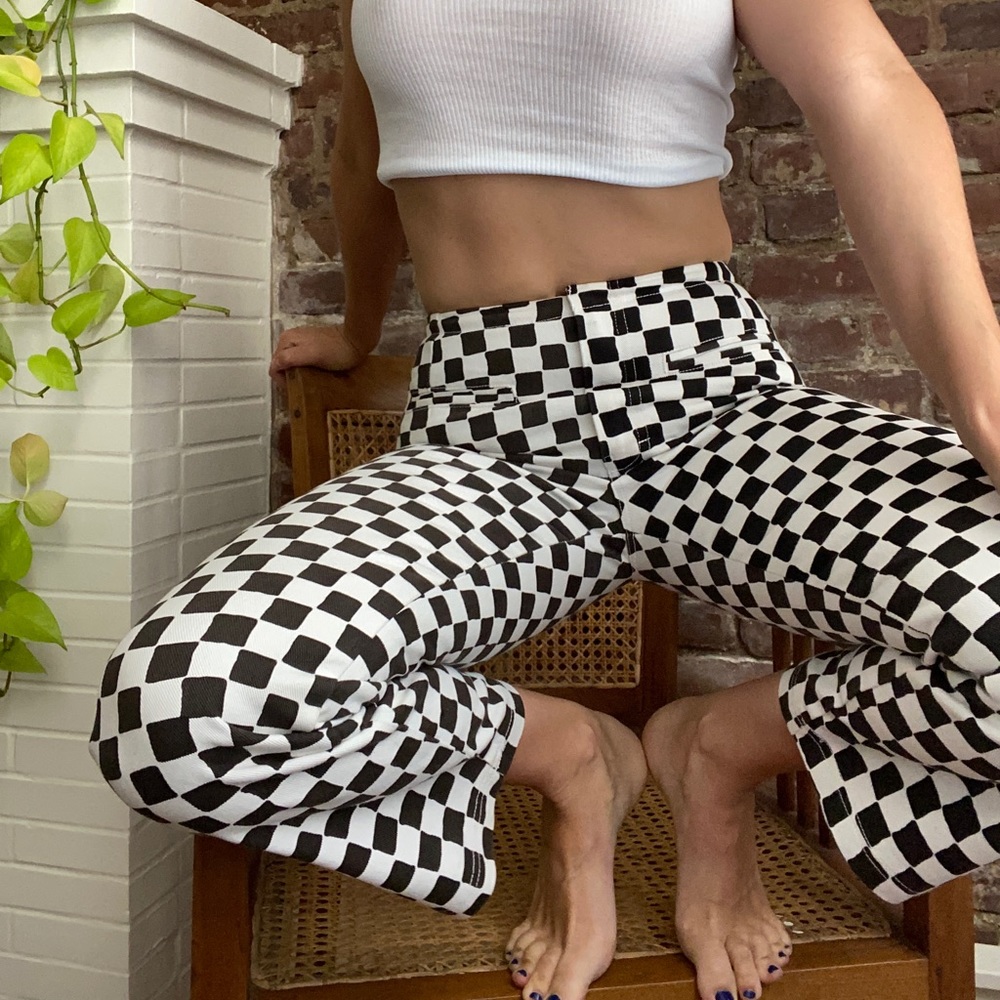 Checked Holiday the Label checkered pants 🏁🏁🏁